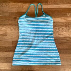 Lululemon womens striped tank size 7